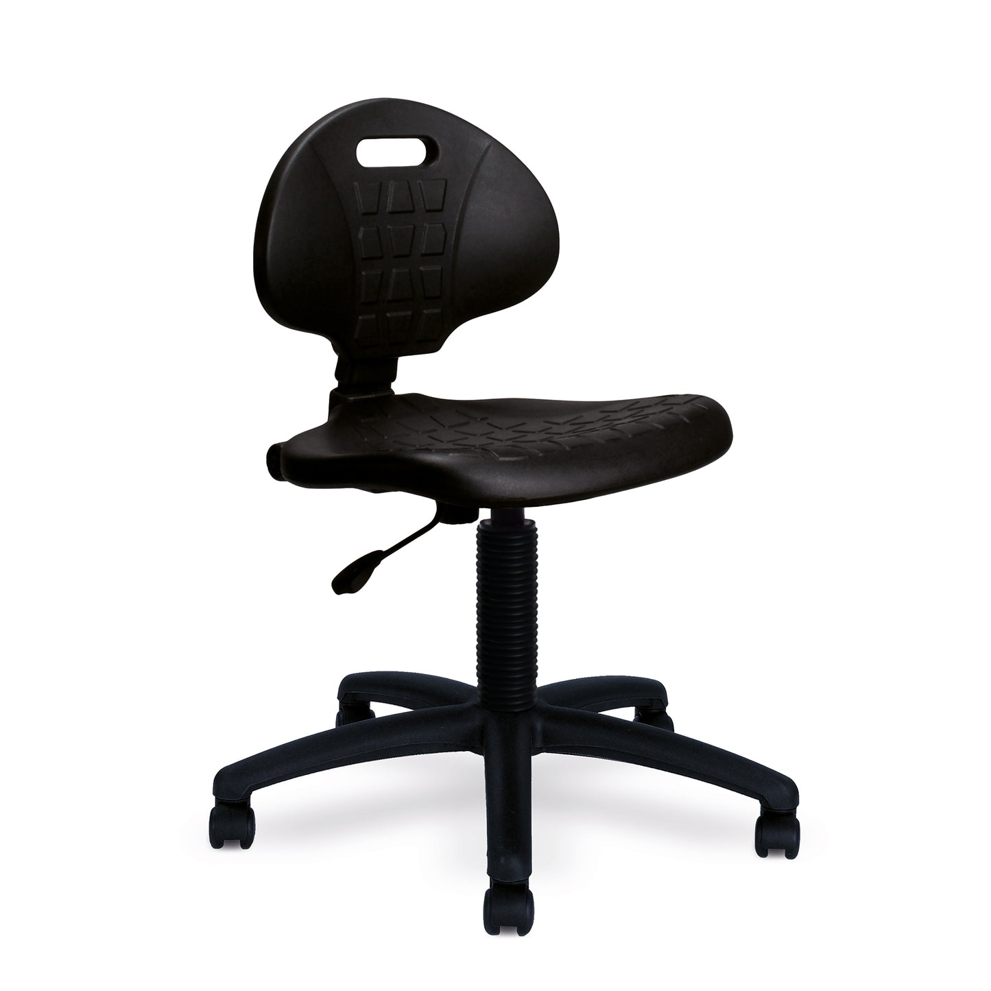 Polyurethane Operators Chair with Spring Loaded Backrest Mechanism