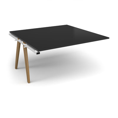 Fuze boardroom table add on unit - FZBT1616-AB-WH-BK