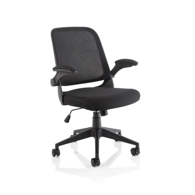Crew Ergonomic Mesh Office Chair with Folding Arms