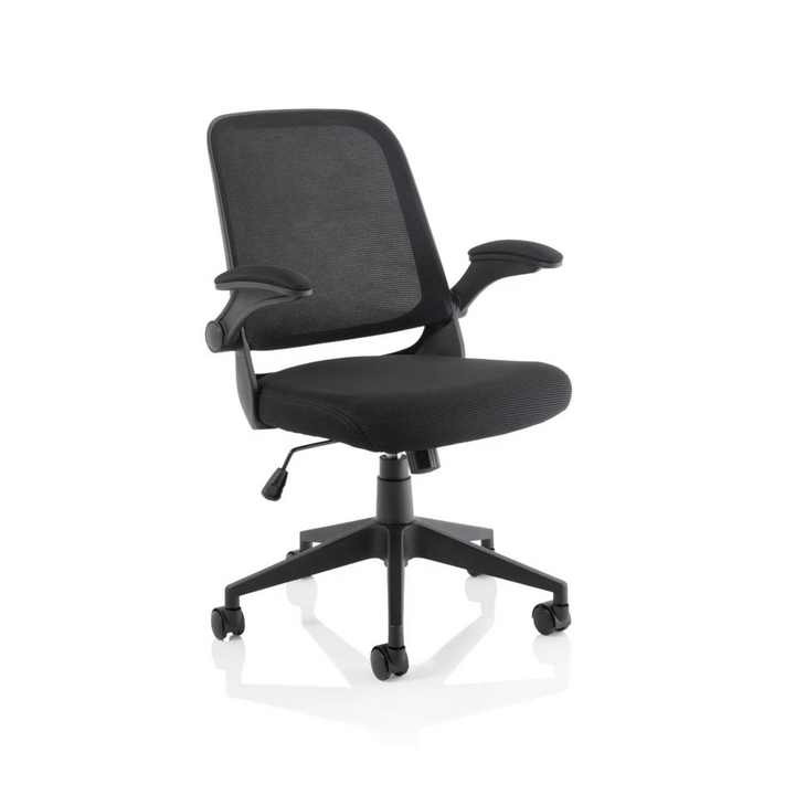 Crew Ergonomic Mesh Office Chair with Folding Arms