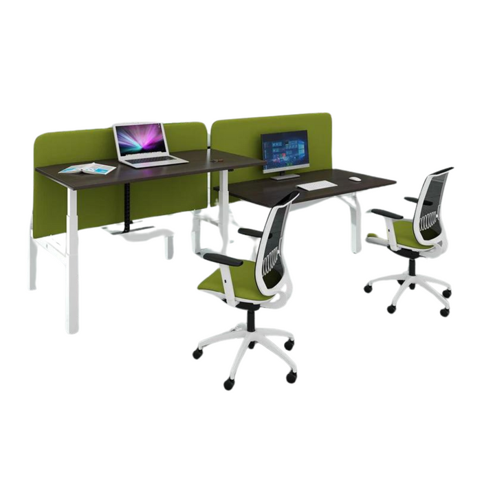 2 Persons - Elev8 Electric Height Adjustable Back-To-Back Desks 160cm wide