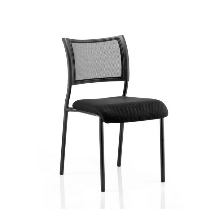 Brunswick Deluxe Medium Back Stacking Visitor Office Chair with Arms