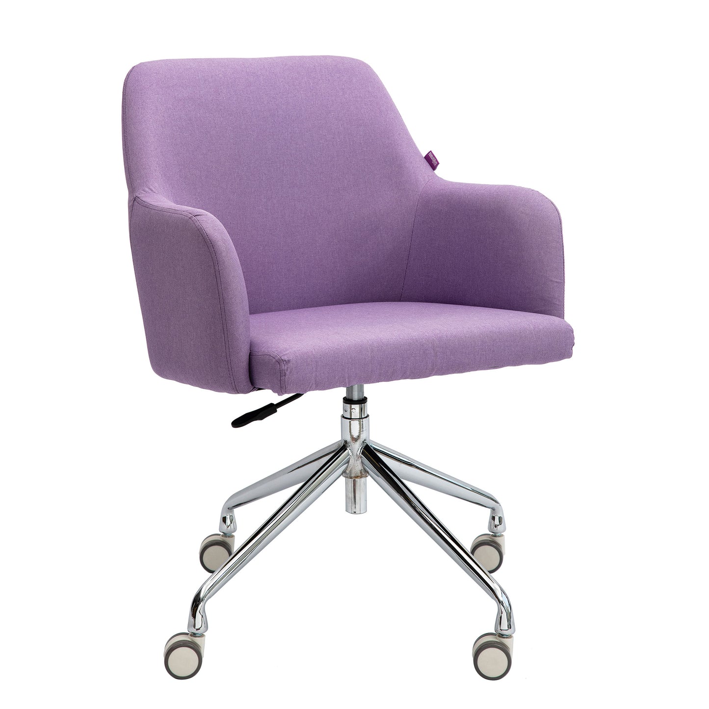 Stylish Fabric Medium Back Armchair with Both Castor & Glide Options Included