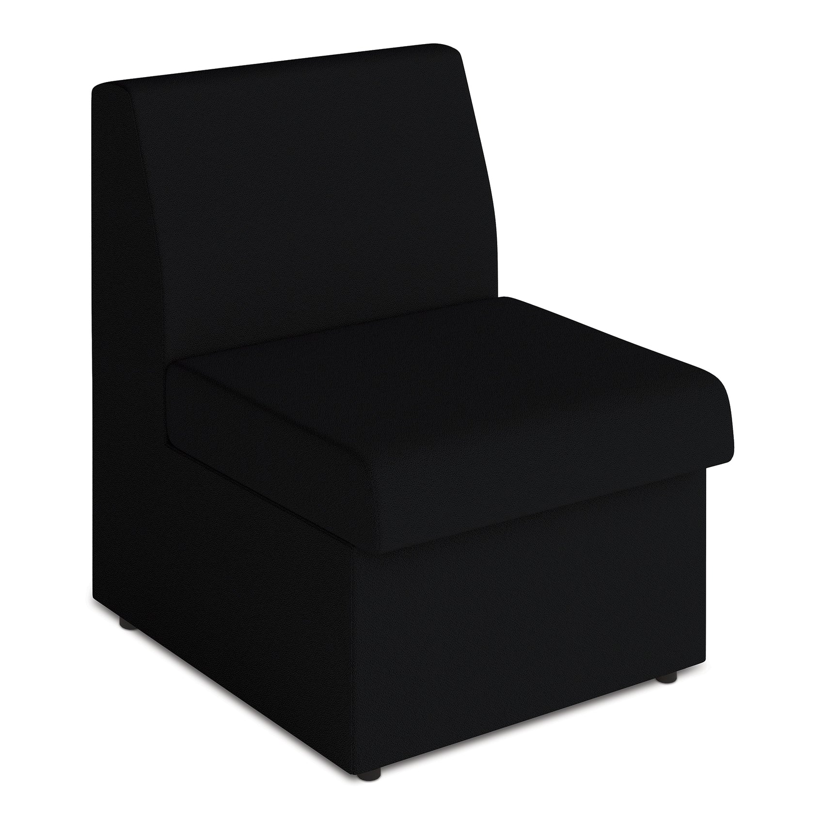 Contemporary Modular Fabric Low Back Sofa