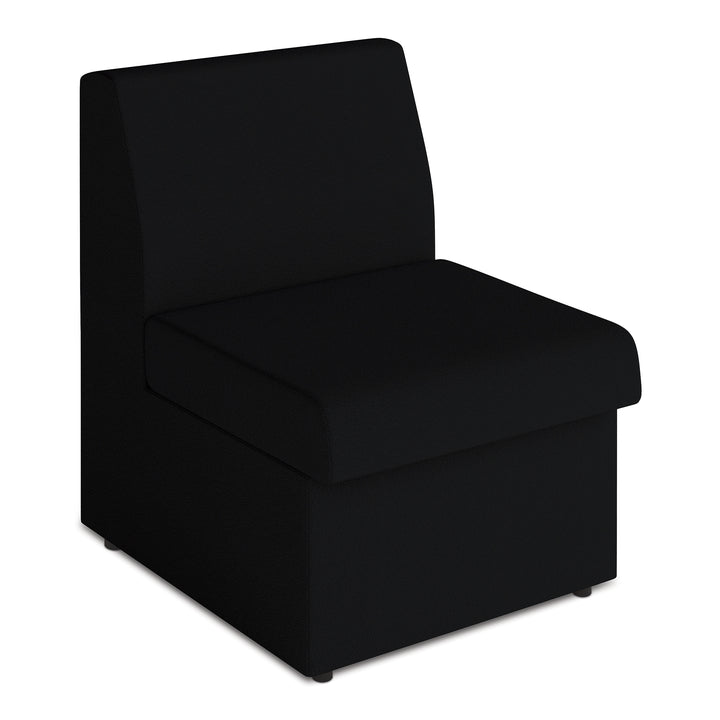 Contemporary Modular Fabric Low Back Sofa