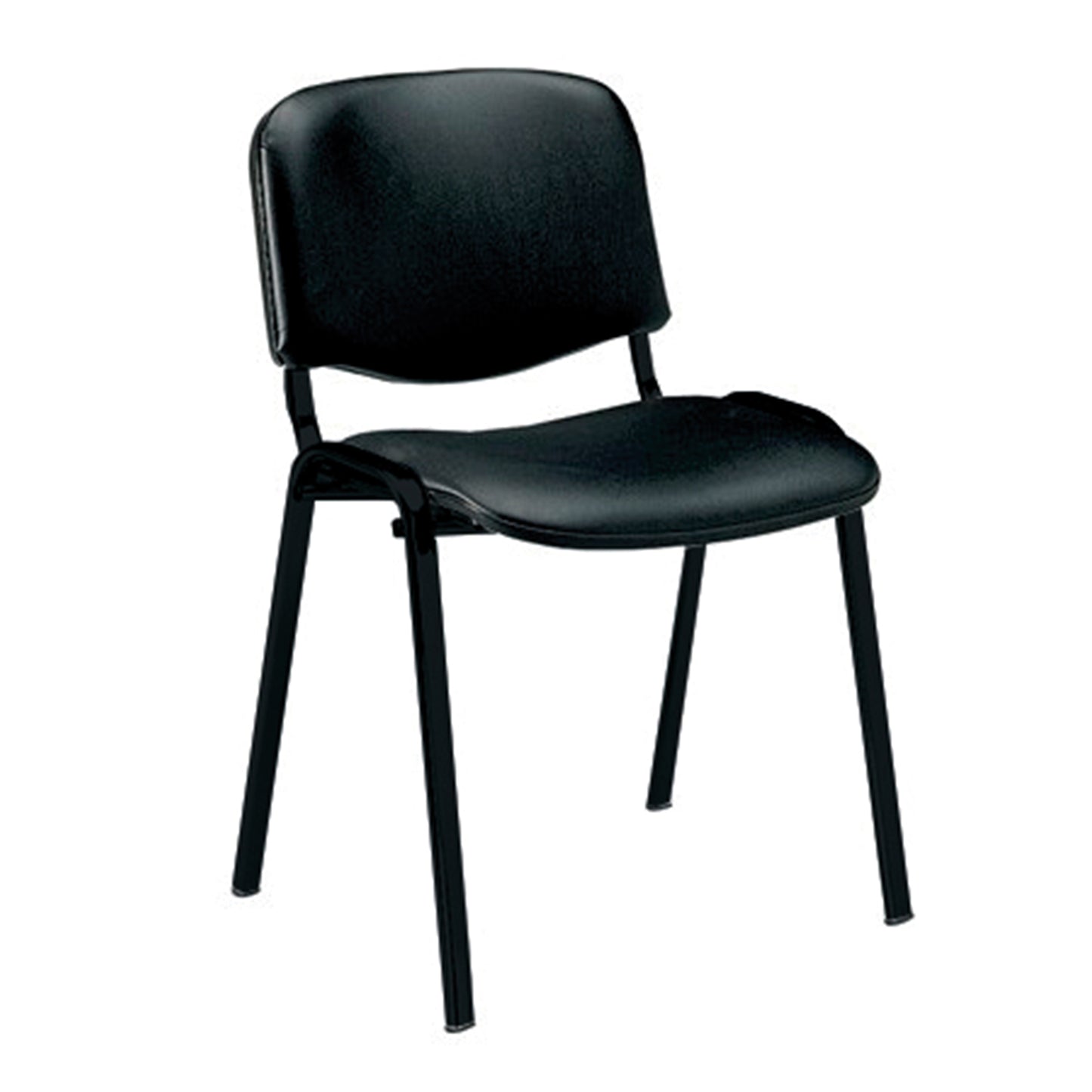 Black Framed Stackable Conference/Meeting Chair