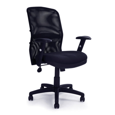 Mesh Back Manager Armchair with Adjustable Lumbar Support