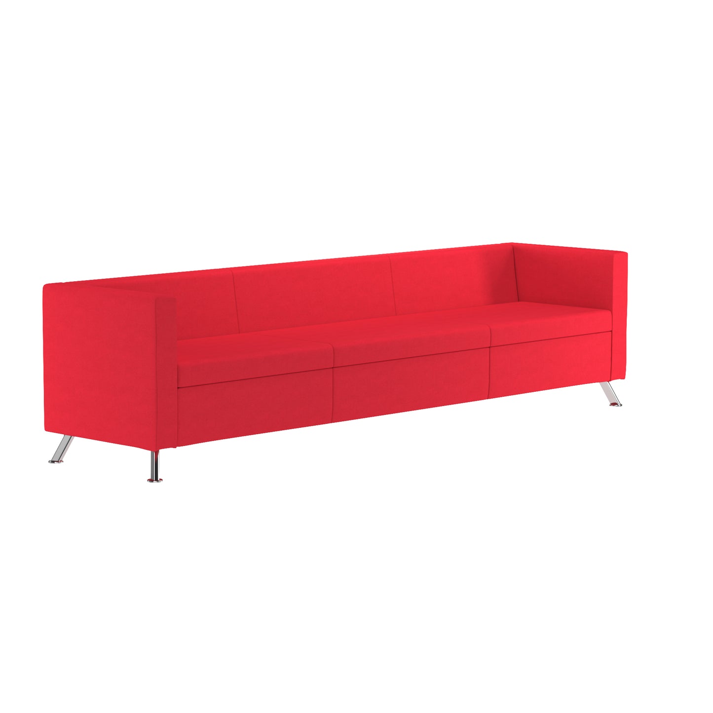 Three Seater Metal Frame Modular Reception Sofa