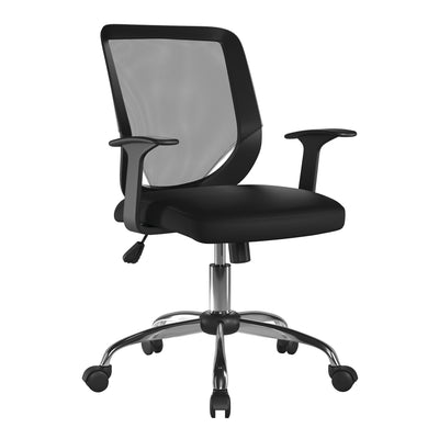 Mesh Back Task Operator Armchair with Chrome Base