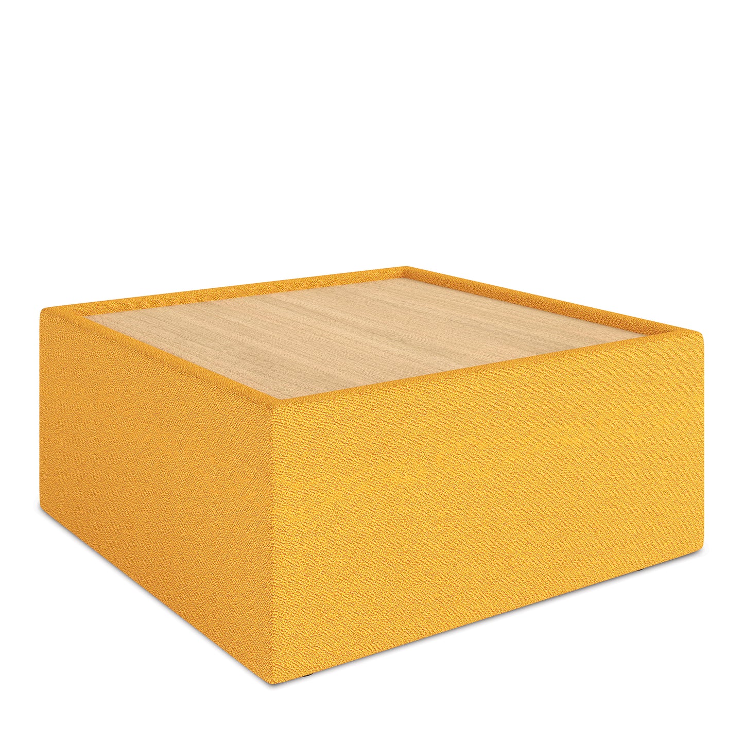 Contemporary Modular Fabric Table Unit with Beech Top