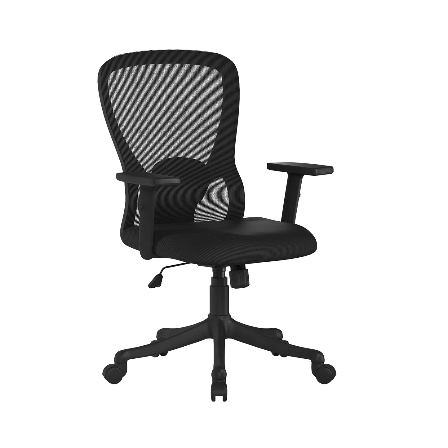 High Back Mesh Chair with Height Adjustable Arms, Adjustable Lumbar Support & Tilt and Lock Function