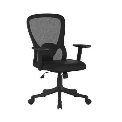 High Back Mesh Chair with Height Adjustable Arms, Adjustable Lumbar Support & Tilt and Lock Function