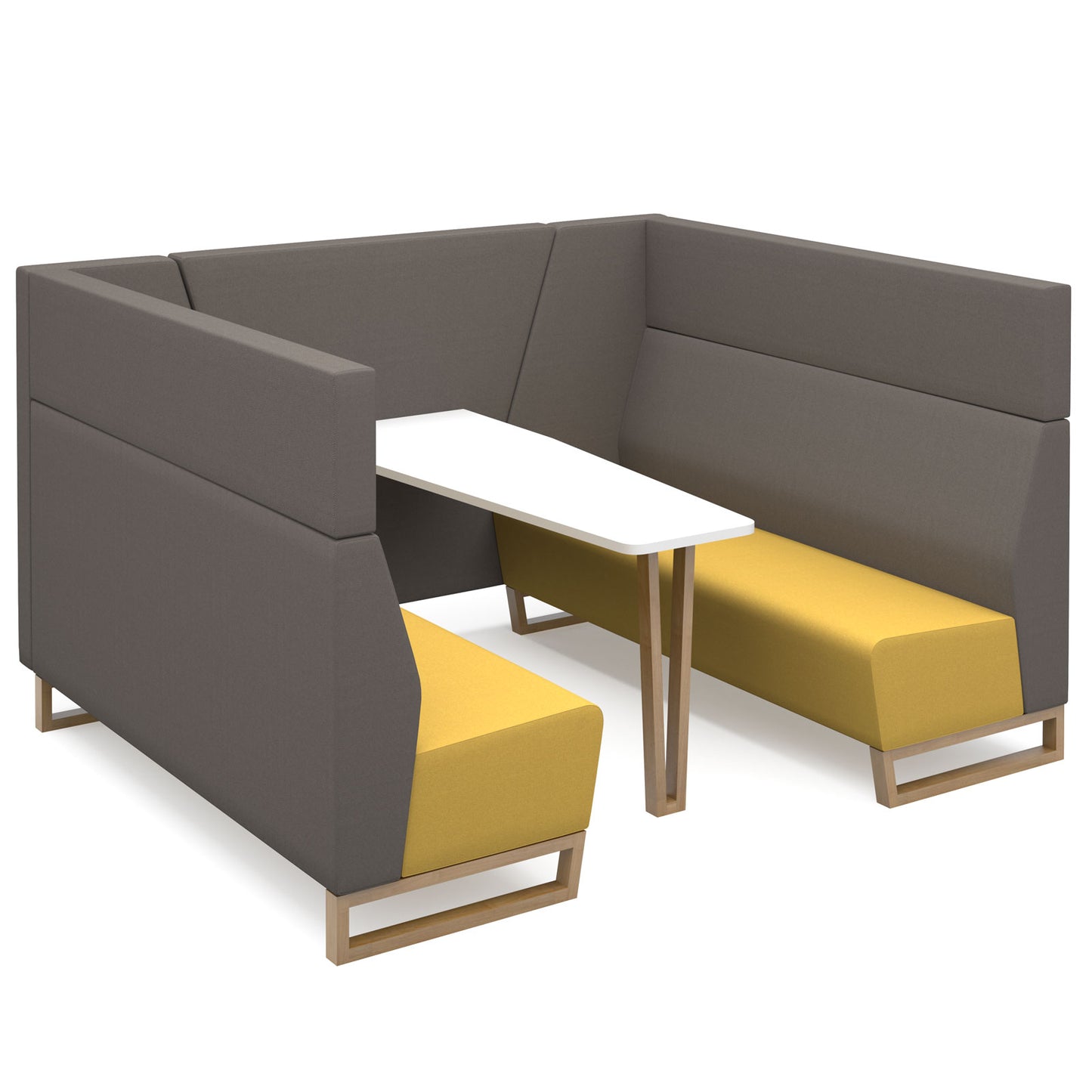 Encore Open high back meeting booth - ENCOP-POD06-WF