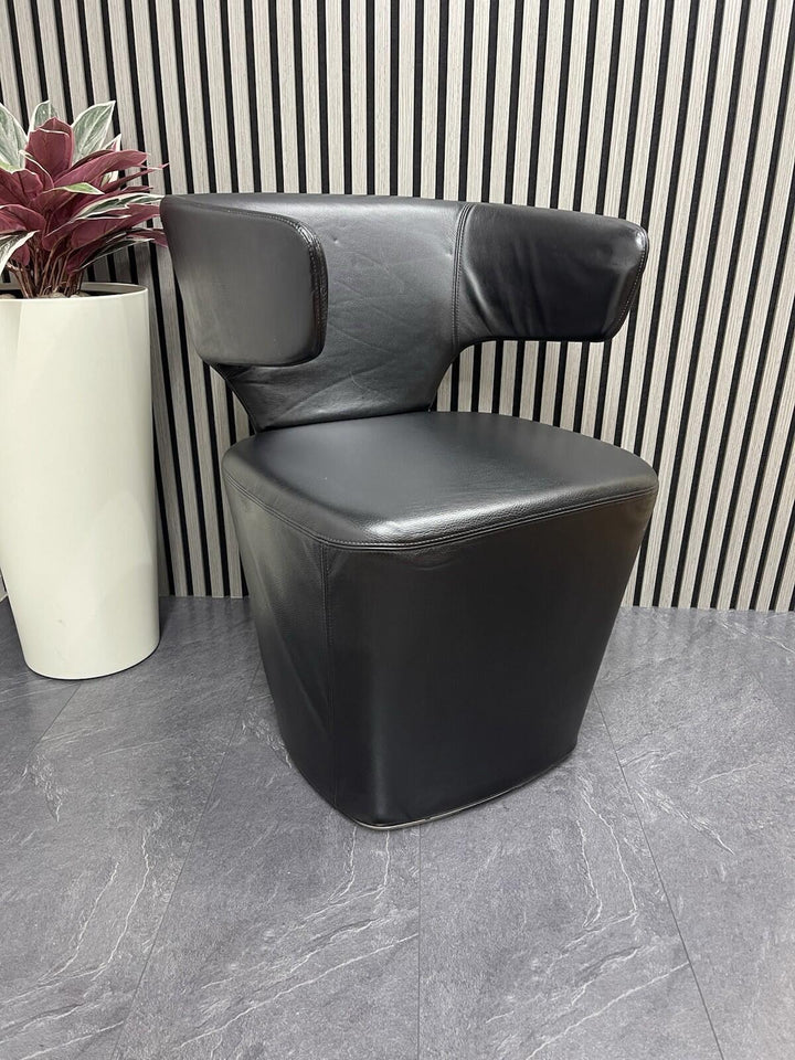 Allermuir Bison Reception Chair Lounge/Visitor– Leather