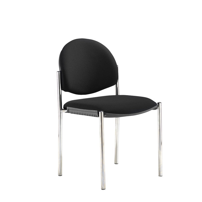 Coda Meeting Room Chair – Chrome Frame Conference Chair – Stackable Office Seating – Multiple Colours Available