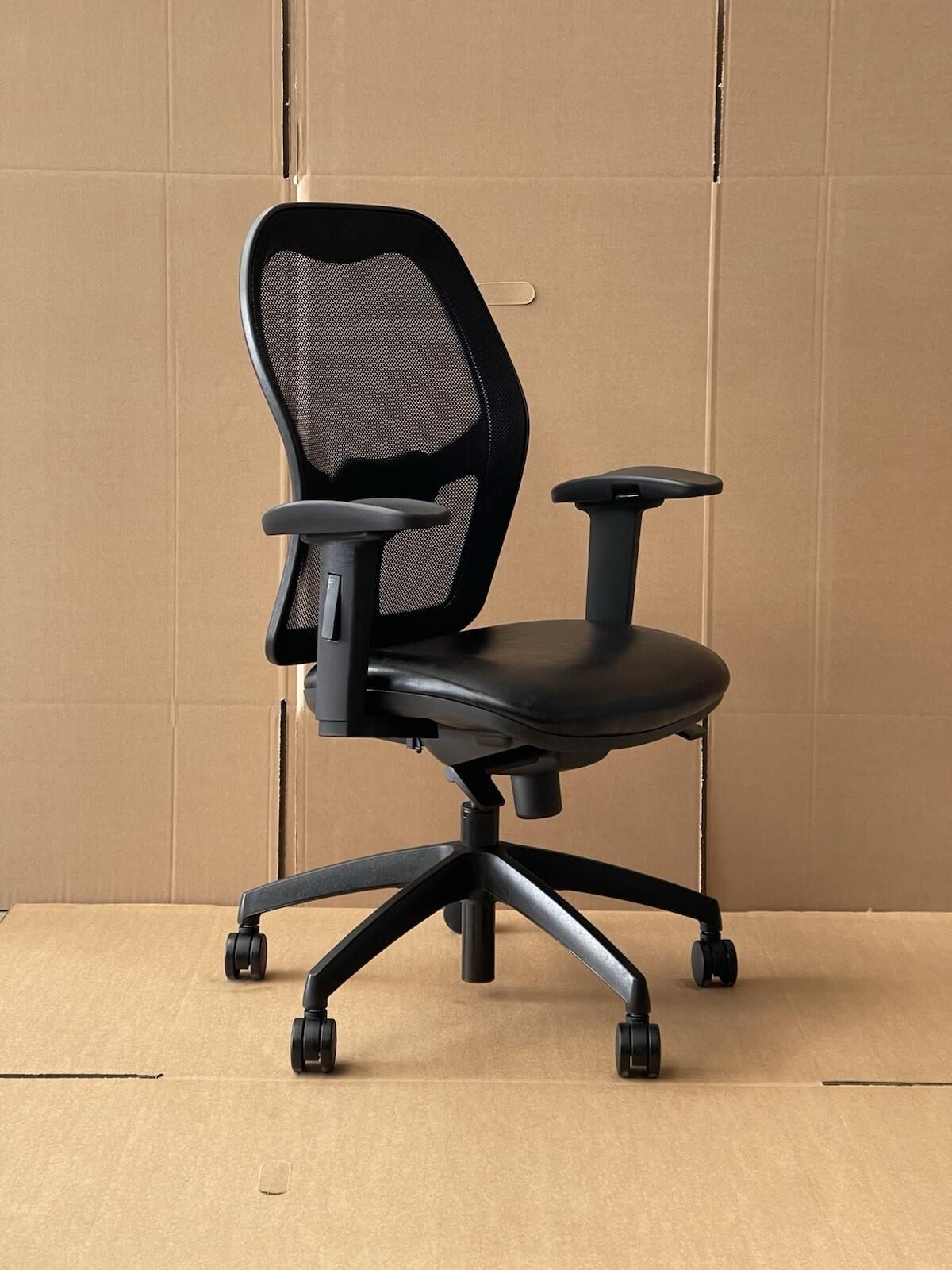 Back Leather Office Chair , Lumbar Support, Leather (Many Available) UK Delivery