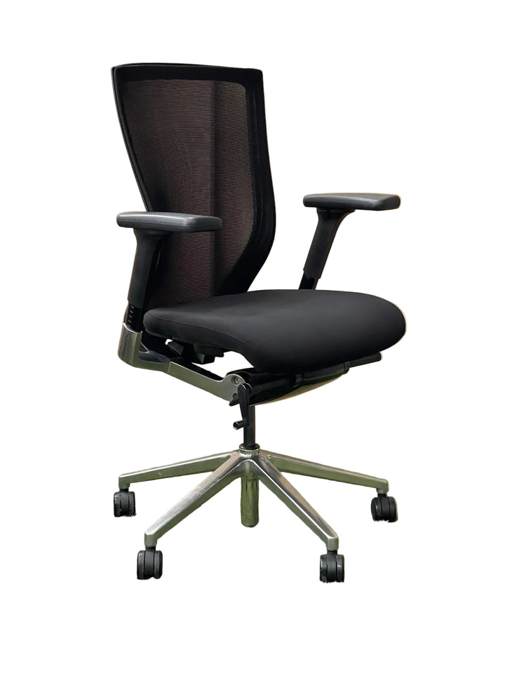 Set of 10, Techo Sidiz T50 Ergonomic Office Chair – Mesh Back Fabric Seat Operator Chair