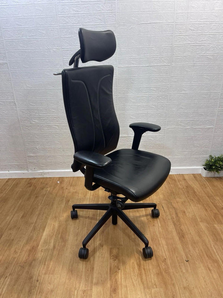 2 Senator Agitus Executive Office Chair Black Leather UK Delivery