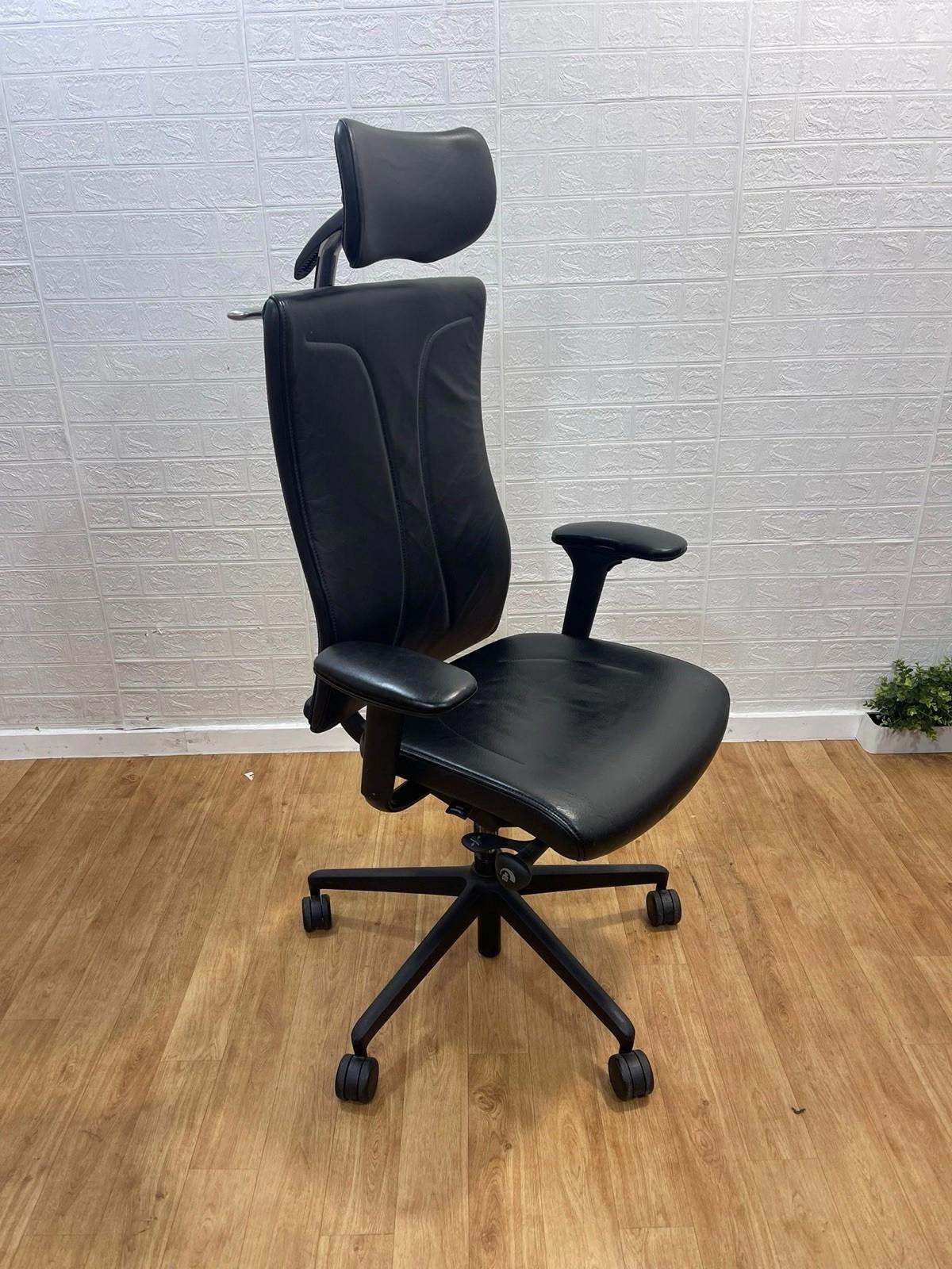 2 Senator Agitus Executive Office Chair Black Leather UK Delivery
