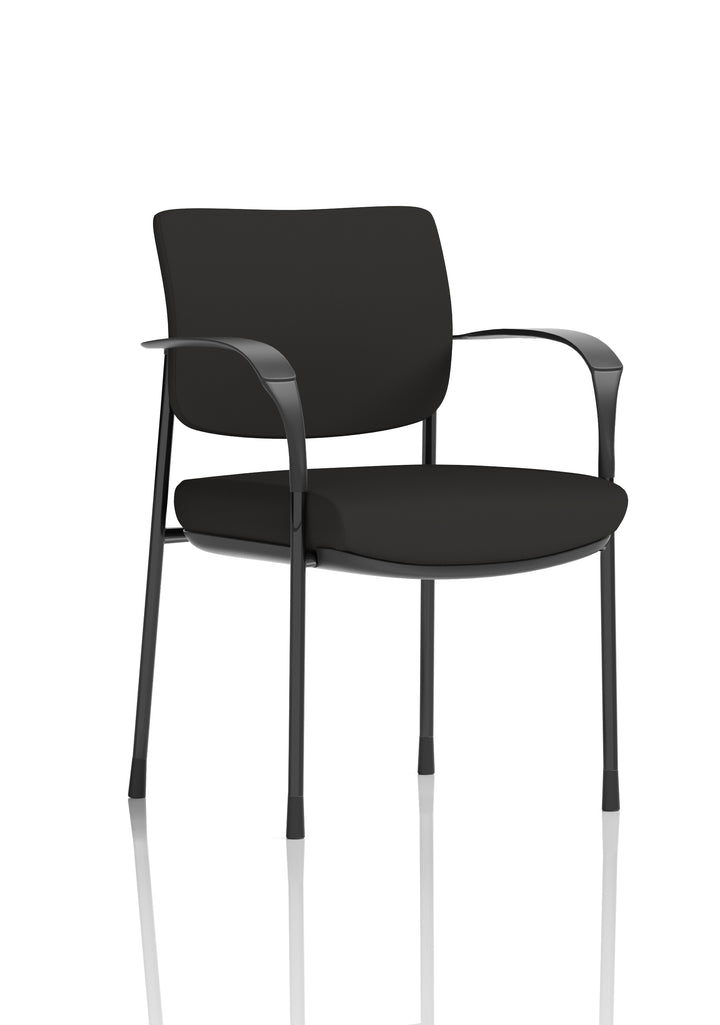 Brunswick Deluxe Medium Back Stacking Visitor Office Chair with Arms (Part 1)