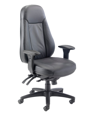 Cheetah Executive Leather Chair|Black