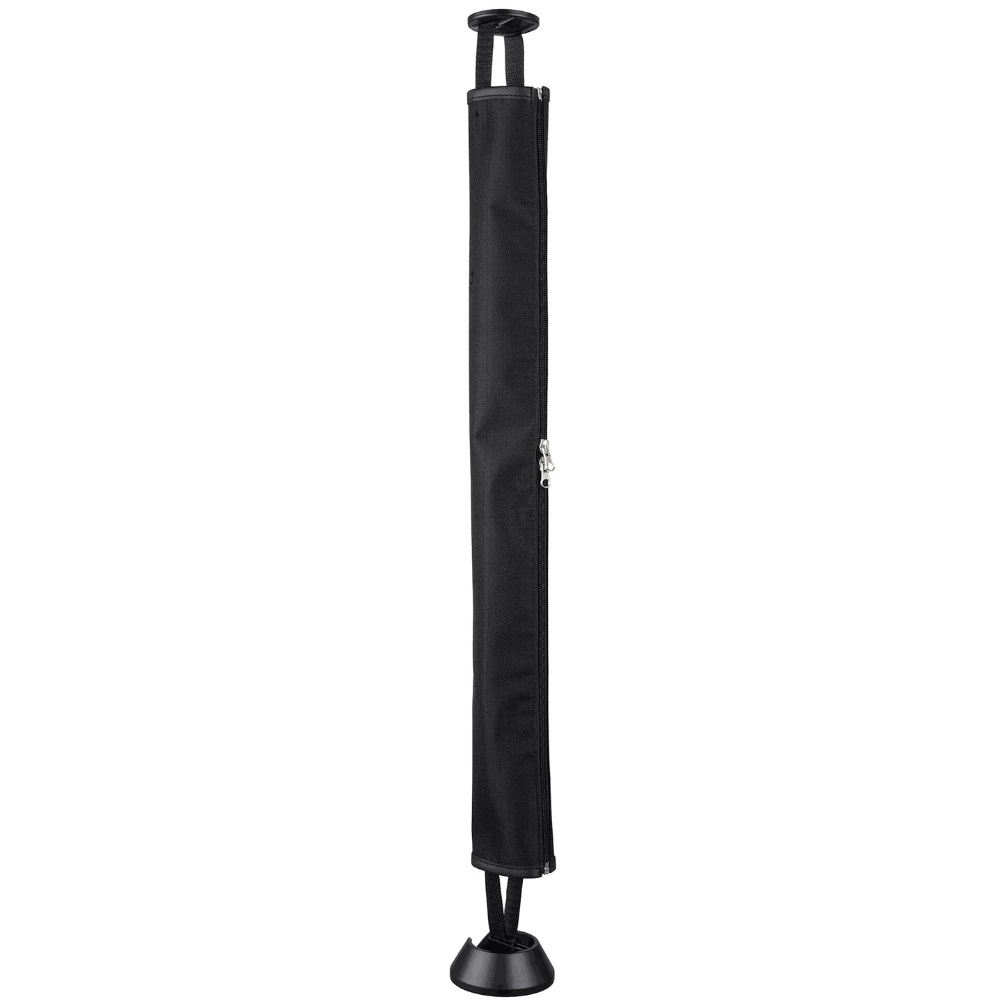 Fabric Cable Spine With Zip & Weighted Base Black