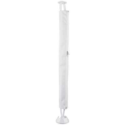 Fabric Cable Spine With Zip & Weighted Base White
