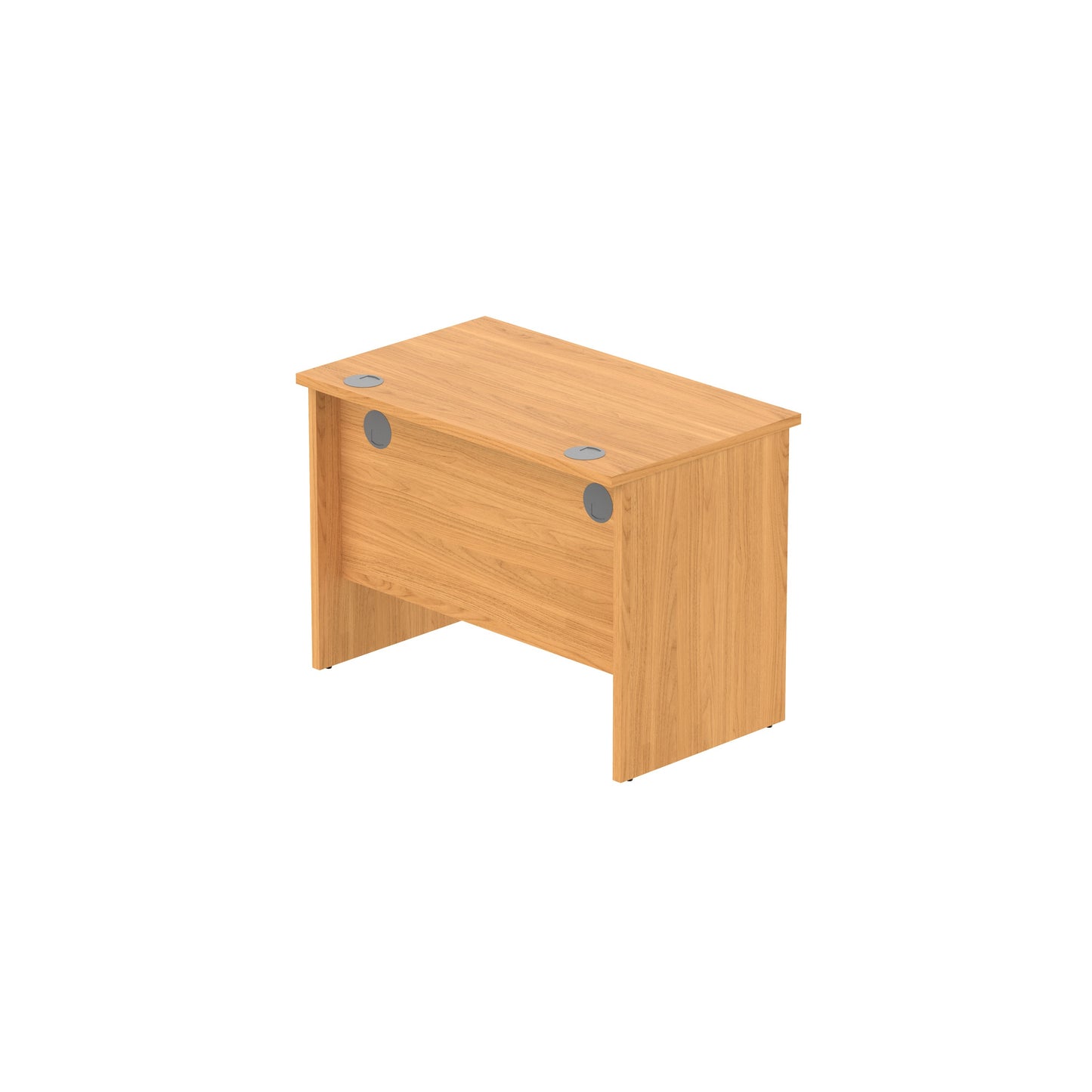 Core|Panel Leg|Rectangular Desk|1000x600|Norweigan Beech-Graphite