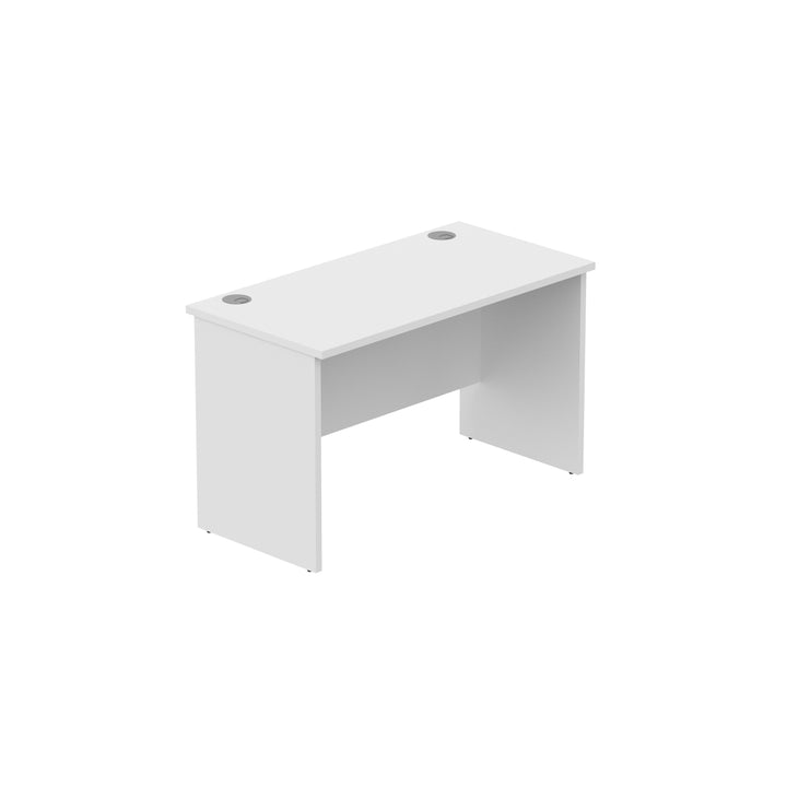 Core|Rectangular|Desk with Panel Legs|1200x600|White