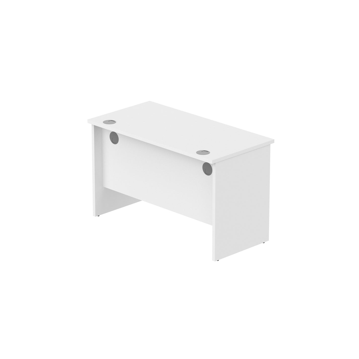 Core|Rectangular|Desk with Panel Legs|1200x600|White