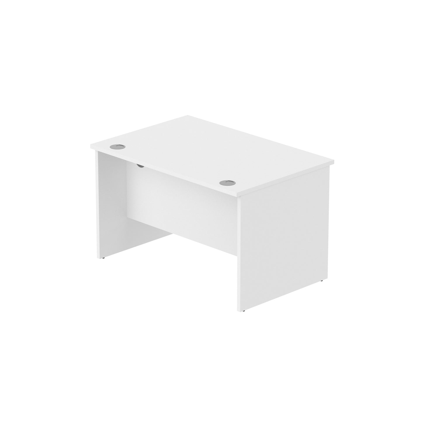 Core|Rectangular|Desk with Panel Legs|1200x800|White