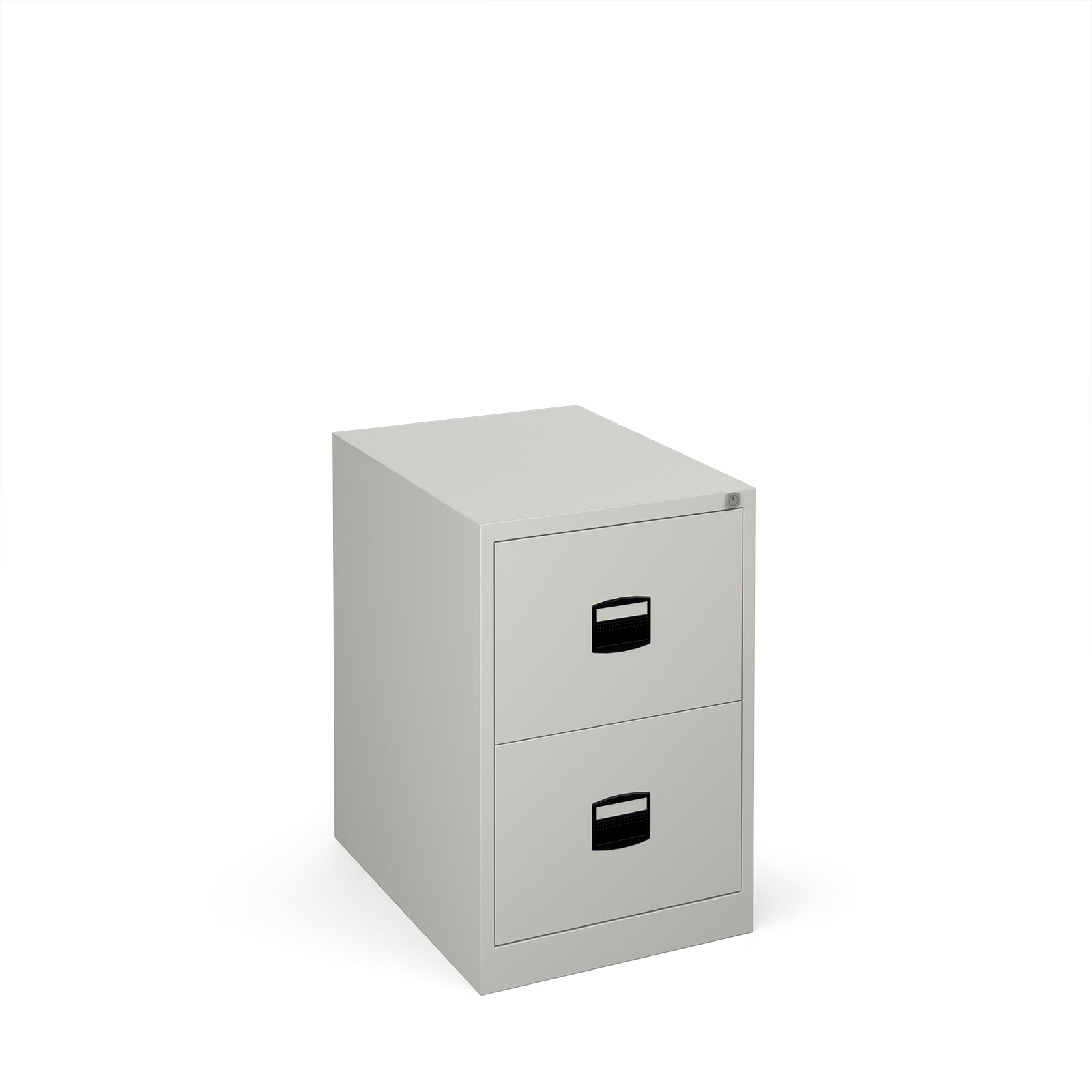 Steel Contract Filing Cabinet - 2 Drawer - White