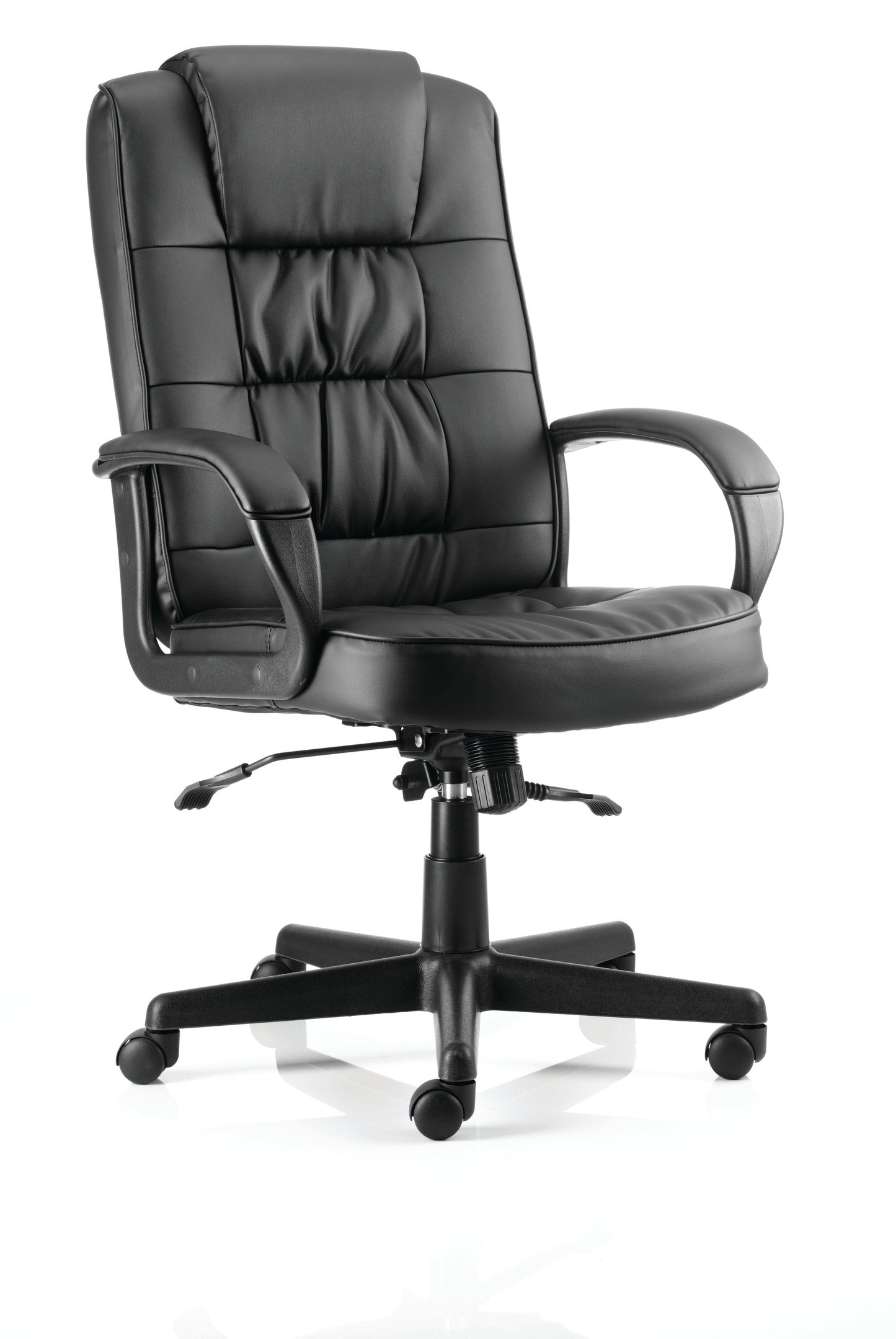 Moore High Back Black Executive Office Chair with Arms