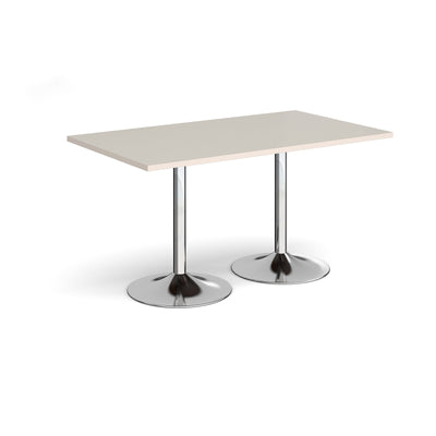 Genoa rectangular dining table with trumpet base - GDR1400-C-LG