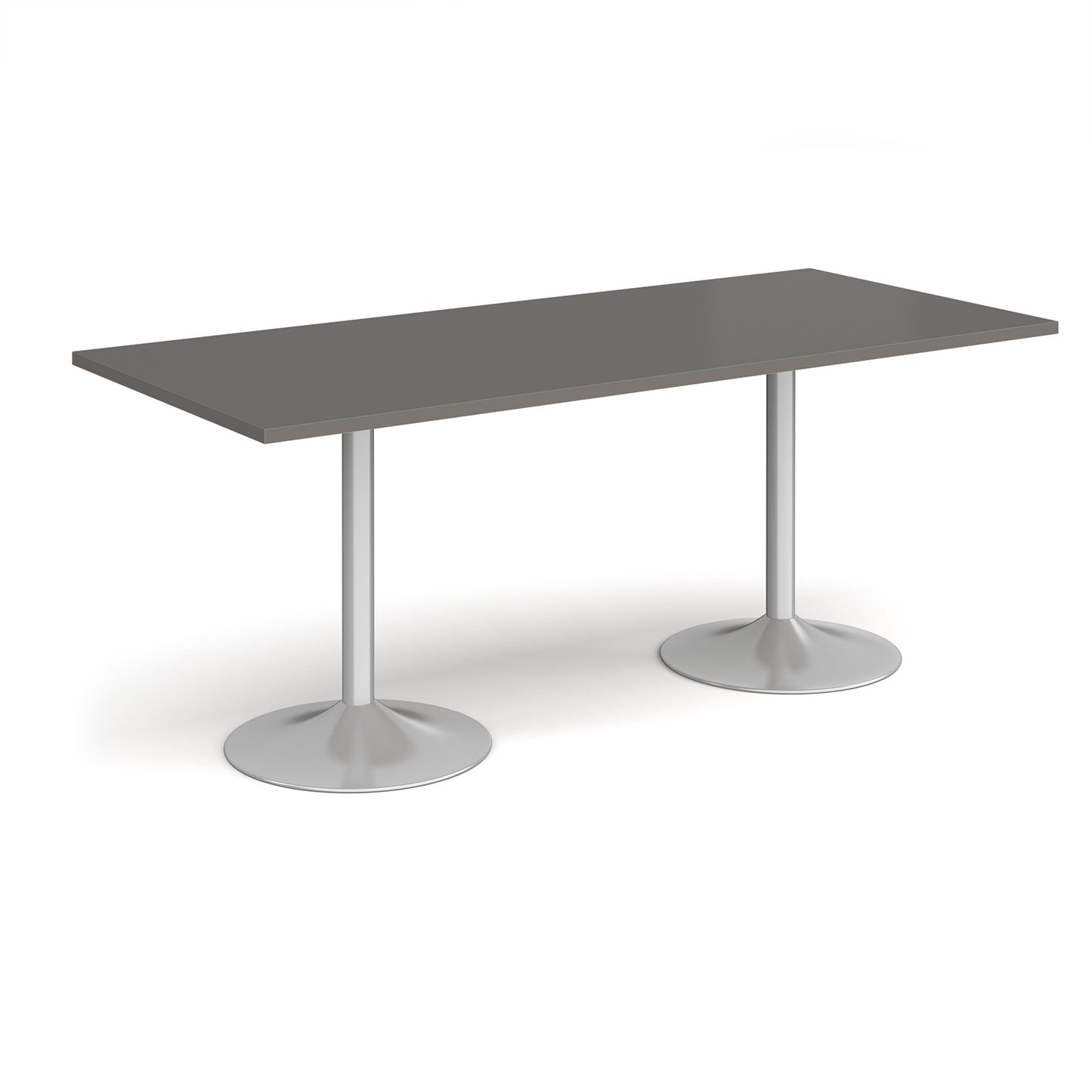 Genoa rectangular dining table with trumpet base - GDR1800-S-OG