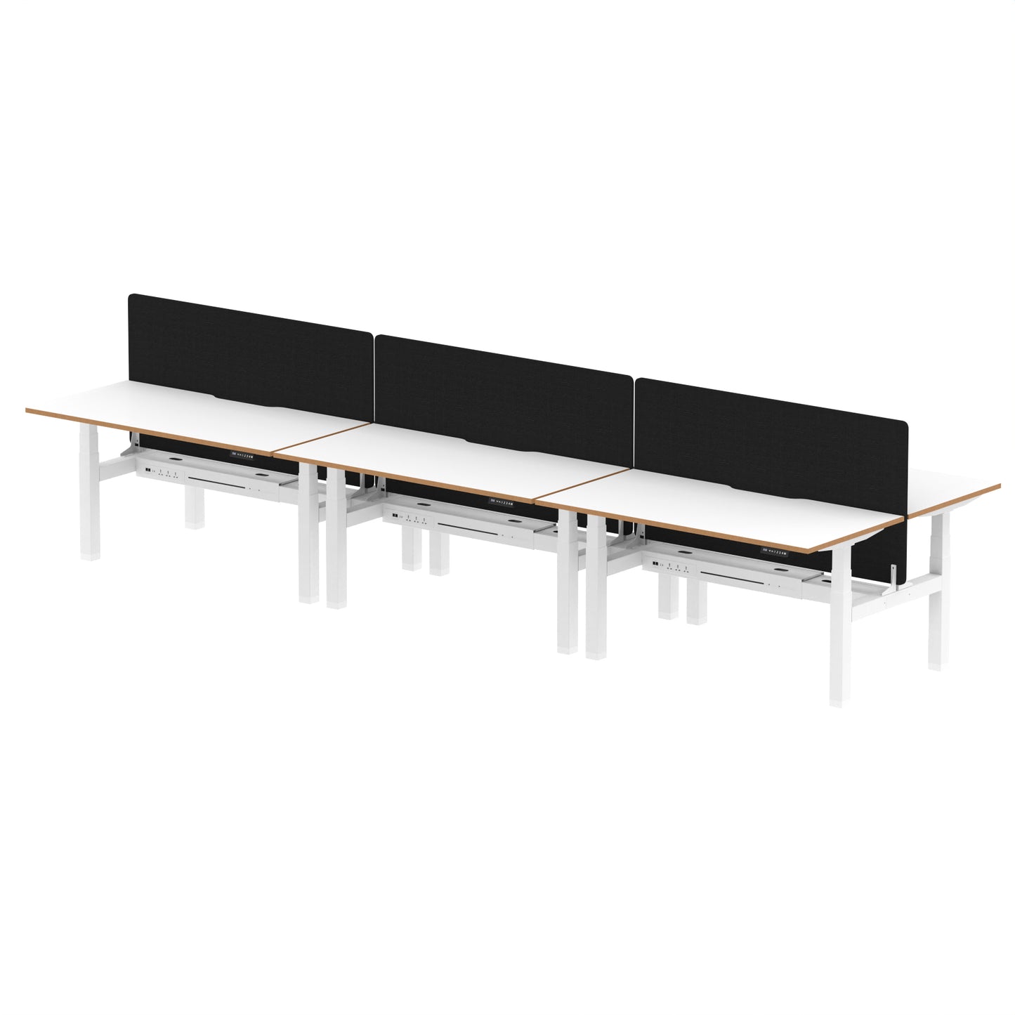 Oslo Air Back-to-Back Height Adjustable Bench Desk