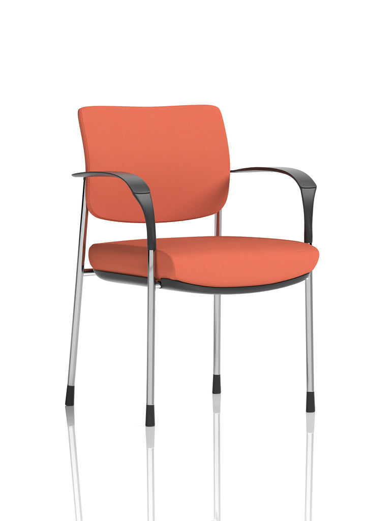 Brunswick Deluxe Medium Back Stacking Visitor Office Chair with Arms (Part 2)