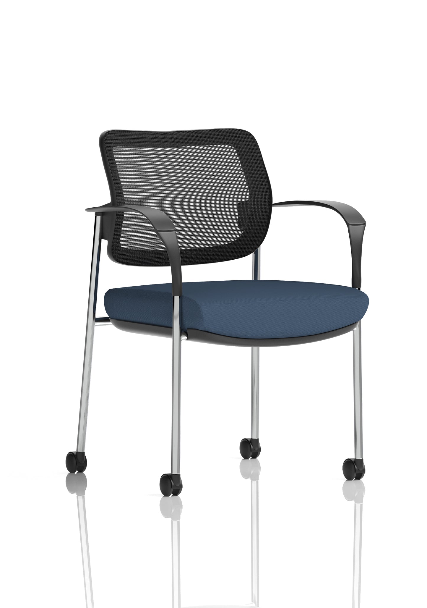 Brunswick Deluxe Medium Back Visitor Office Chair with Arms with Castors (Part 2)