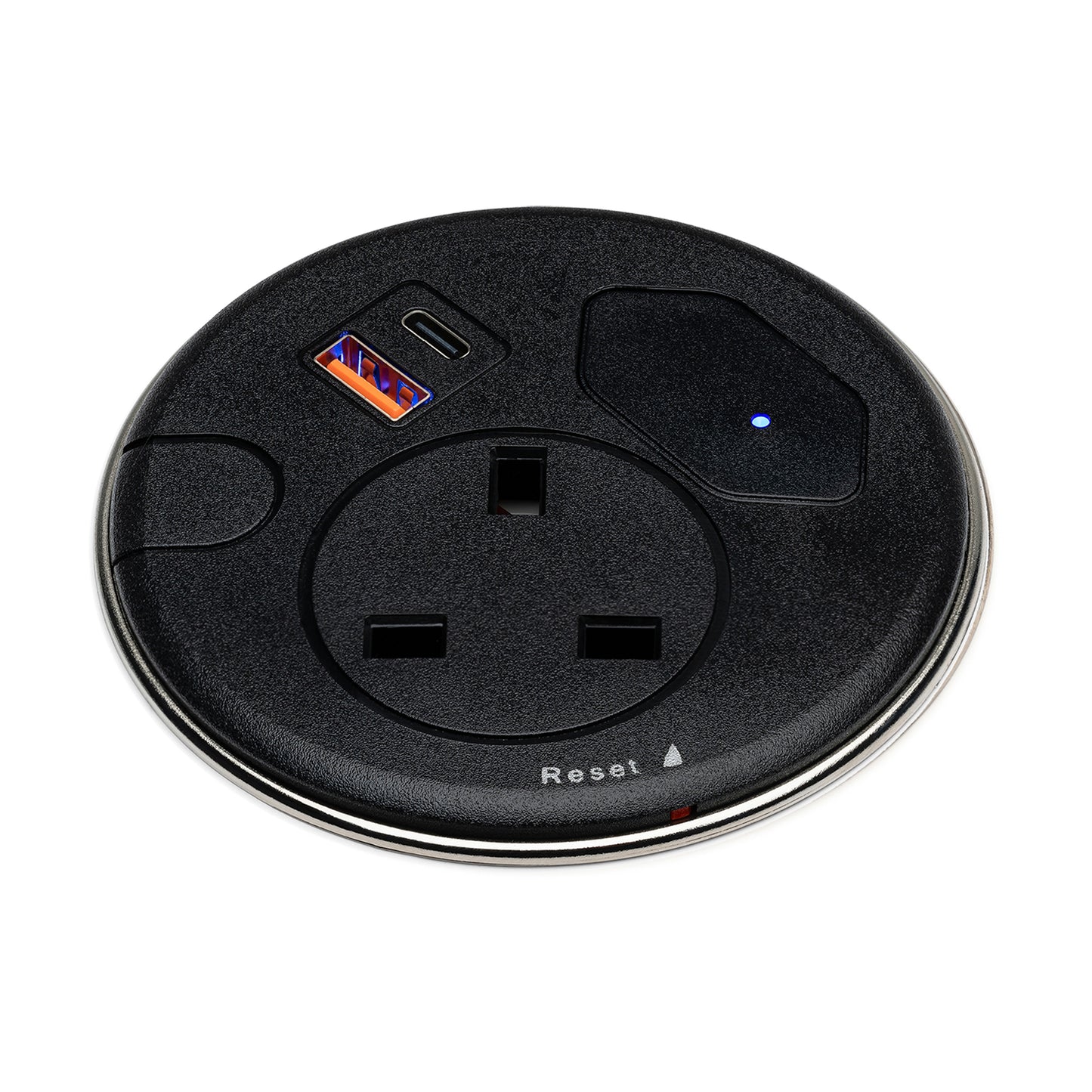 Malmo In Desk Grommet|Black