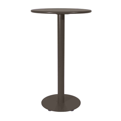 Breeze Aluminium Round Poseur Bar Table|Charcoal