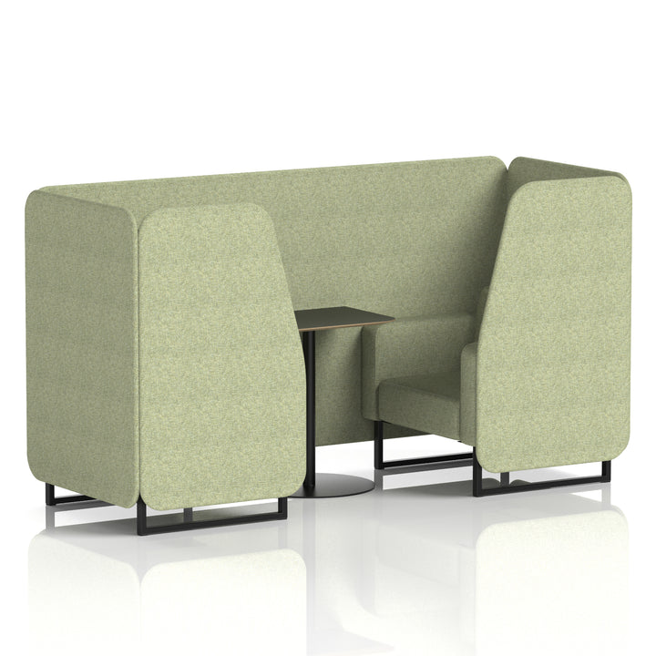 Brixworth Booth With Black Table In Single Tone (Part 1)