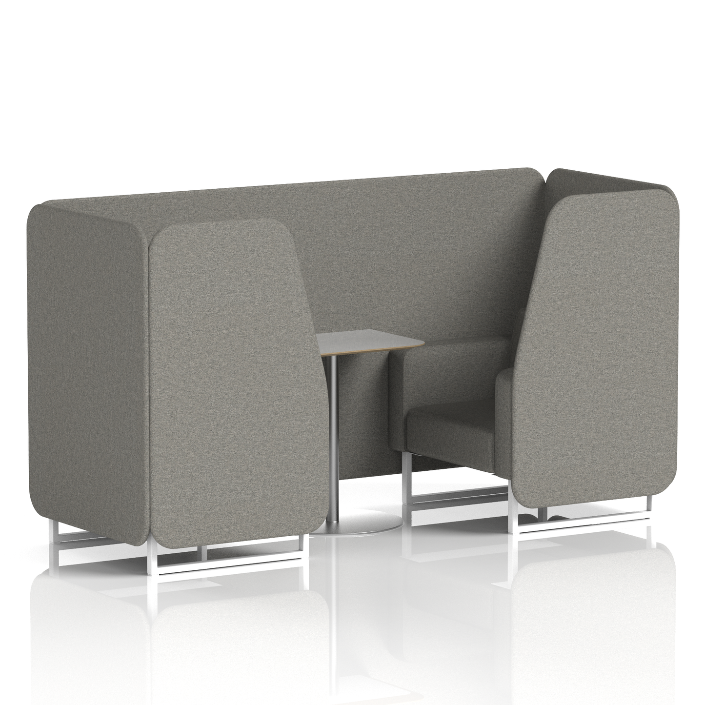 Brixworth Booth With Grey Table In Single Tone (Part 1)