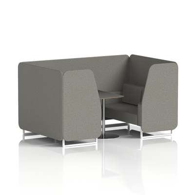 Brixworth Booth With Black Table In Single Tone (Part 2)