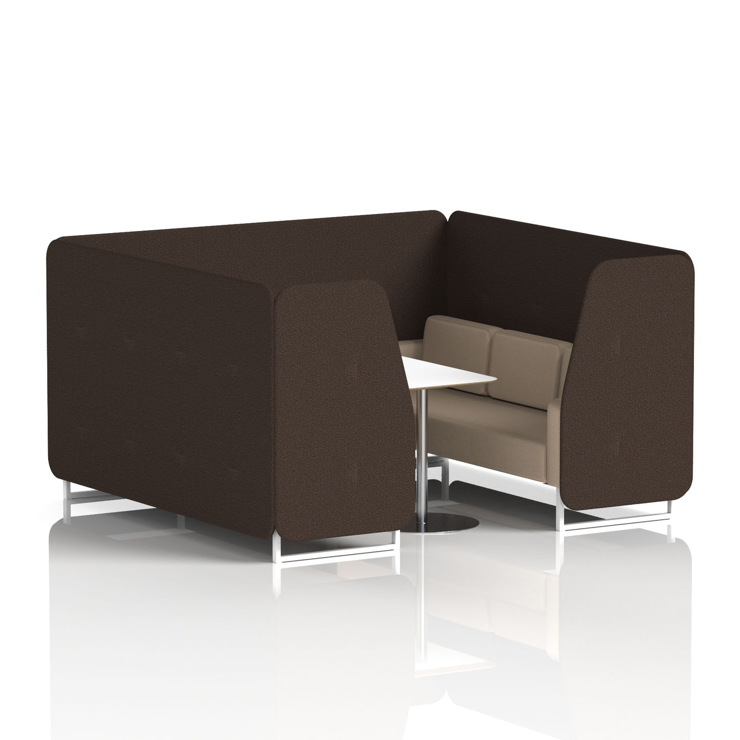 Brixworth Booth With White Table In Two Tone (Part 2)