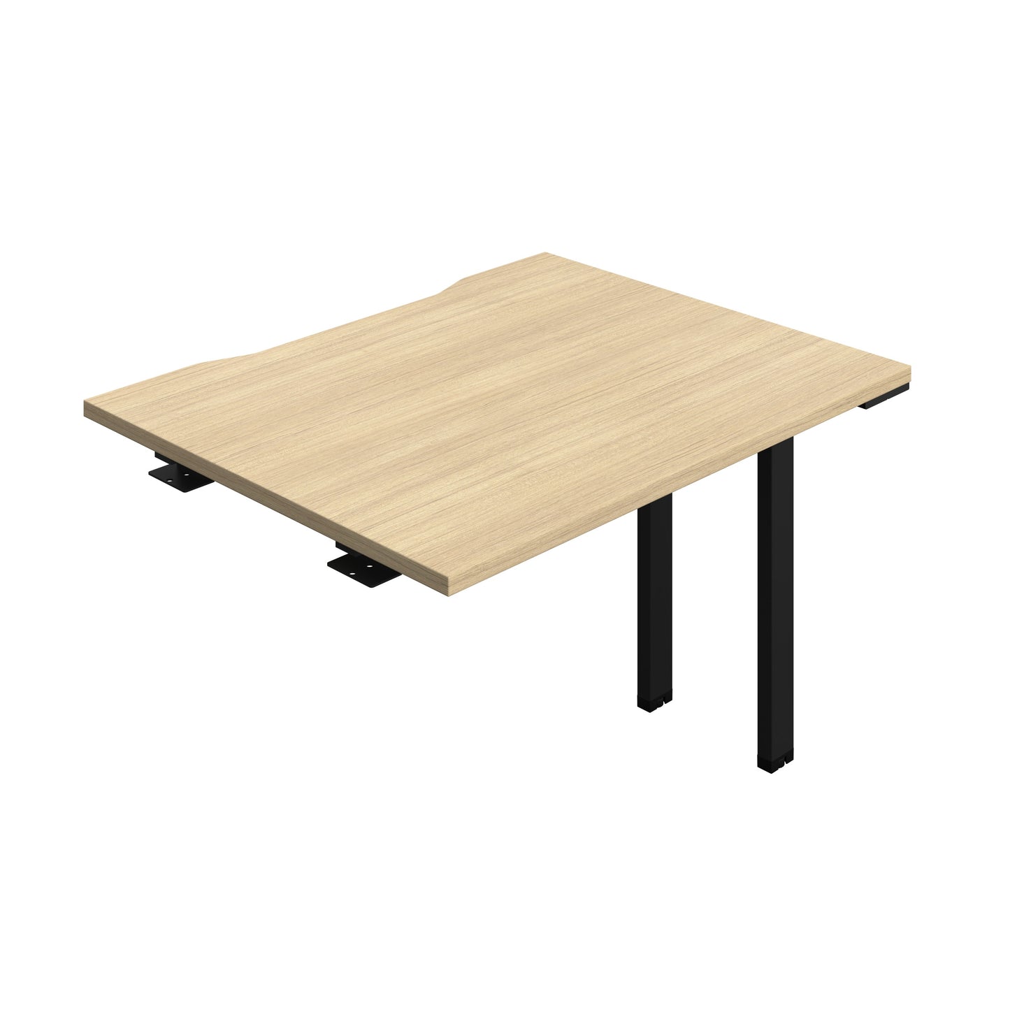 Synergy|1P Bench Extension|Cut Out|1000X800|Nova Oak-Black