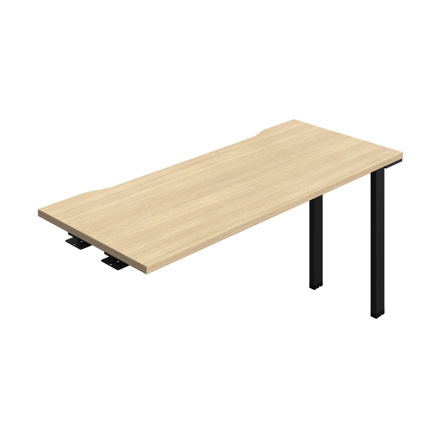 Synergy|1P Bench Extension|Cut Out|1400X700|Nova Oak-Black