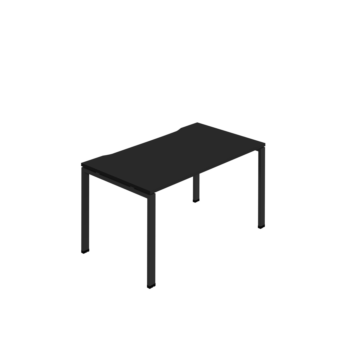 Synergy|1P Bench Desk|Cut Out|Goal Post|1600X800|Black-Black