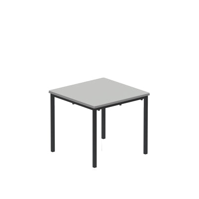 Titan|Flat Pack Classroom Table|600x600x530|Grey-Black