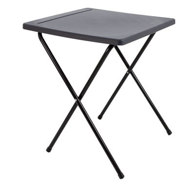 Titan Polypropylene Top Exam Desk|Charcoal