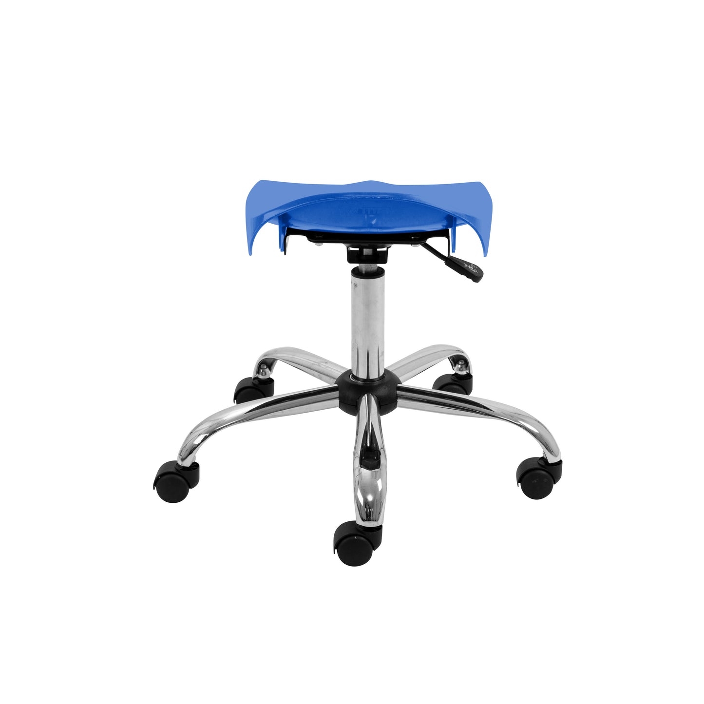 Titan Swivel Senior Stool with Chrome Base and Castors
